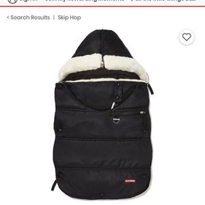 Skip Hop Stroll and Go Toddler Footmuff - Black, great condition!!